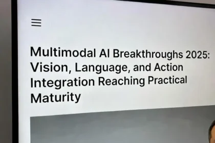 Multimodal AI Breakthroughs 2025: Vision, Language, and Action Integration Reaching Practical Maturity