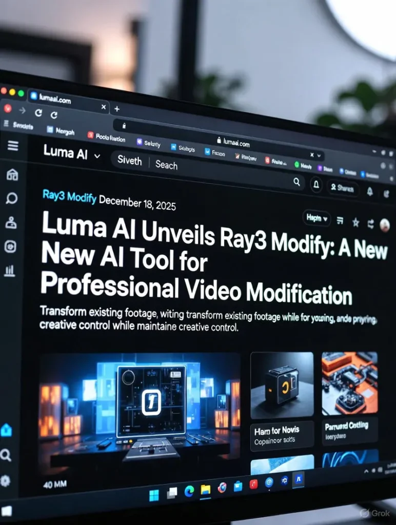Luma AI Ray3 Modify: Review of the New AI Video Editing Tool