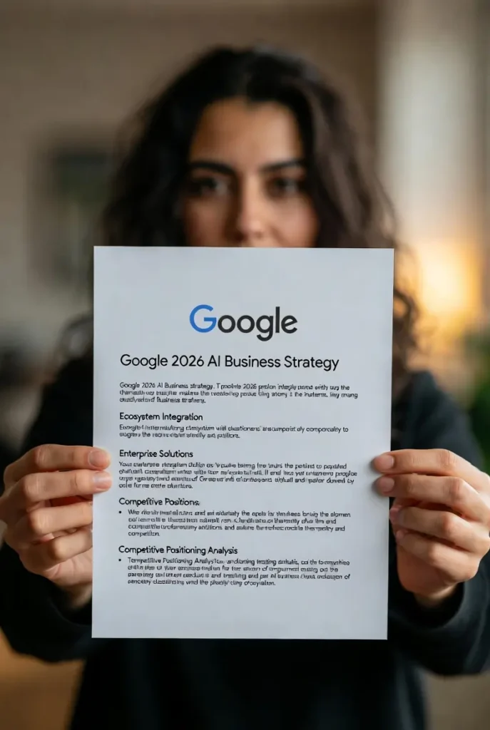 Google's 2026 AI Business Strategy: Ecosystem Integration, Enterprise Solutions, and Competitive Positioning Analysis